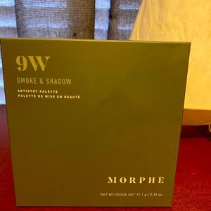 Morphe 9W Smoke and Shadow eye shadow palette new in box